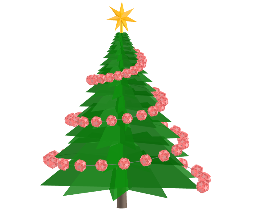 Geometric Christmas tree v6