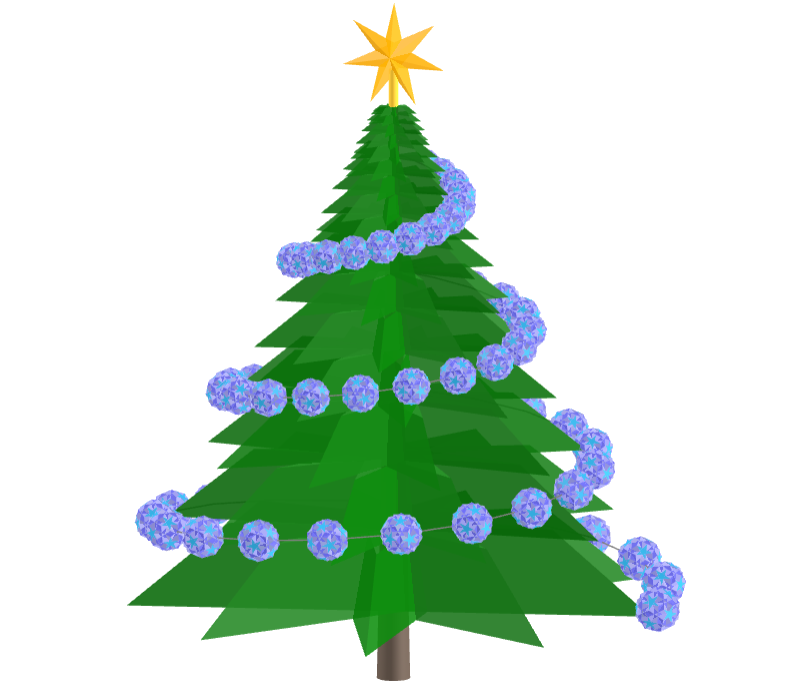 Geometric Christmas tree v5