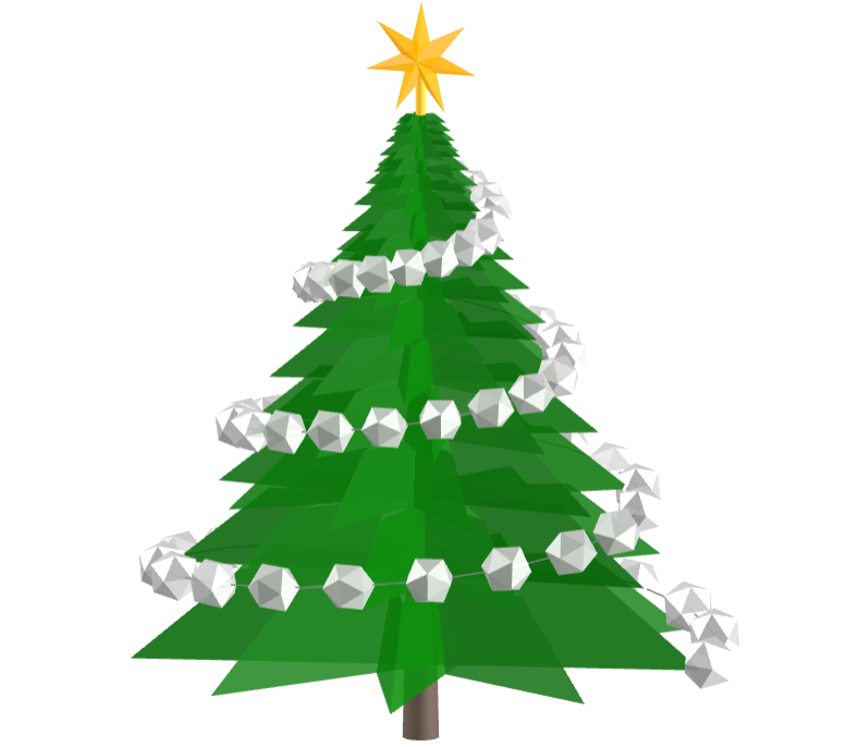 Geometric Christmas tree v4
