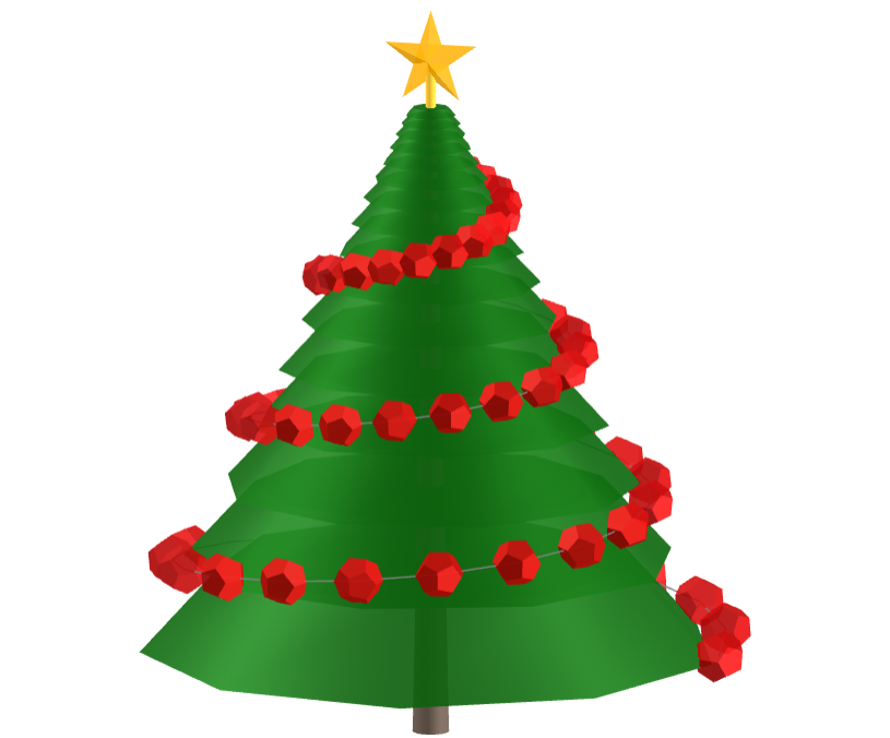 Geometric Christmas tree v1