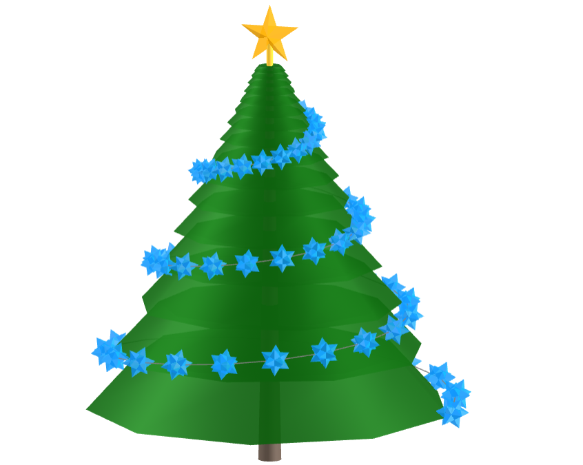 Geometric Christmas tree v2