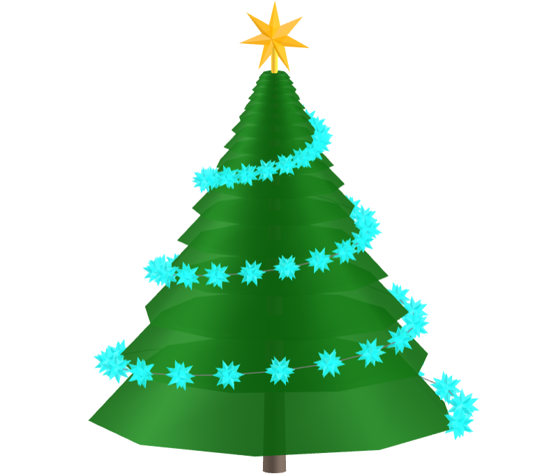 Geometric Christmas tree v3