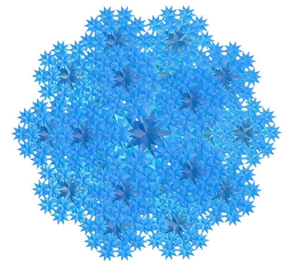 Great stellapentakis dodecahedron fractal