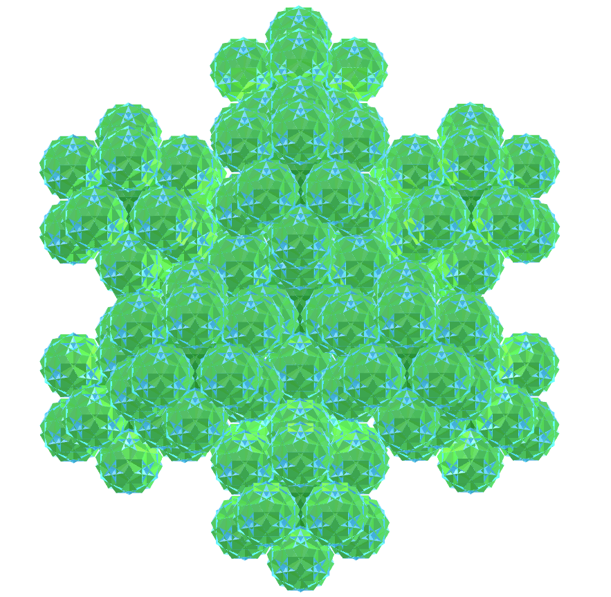 Rhombicosahedron fractal