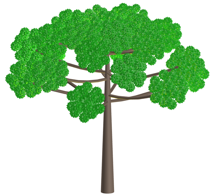 Araucaria with Great Snub Dodecicosidodecahedron