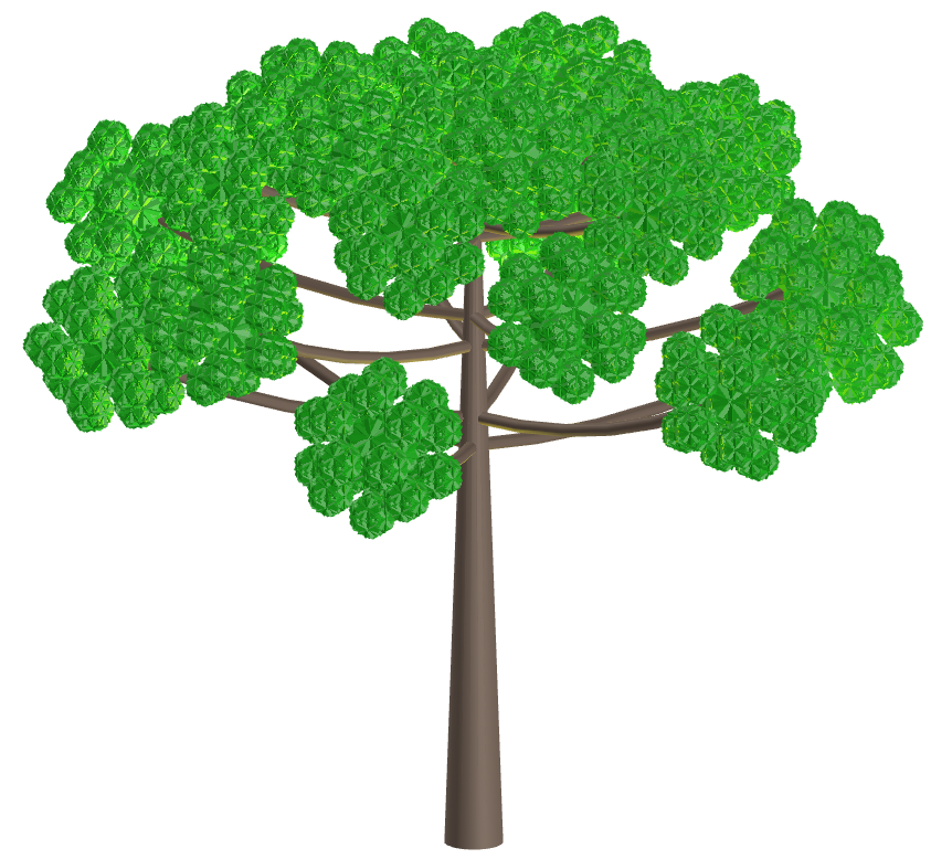 Araucaria with Great Truncated Icosidodecahedron