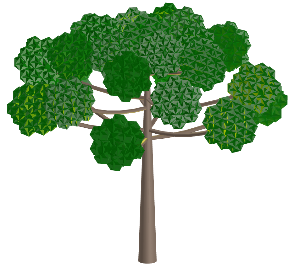 Araucaria with Great Dodecahedron