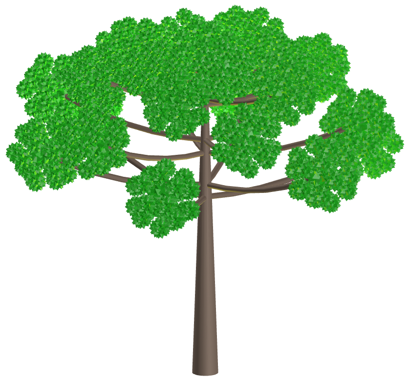 Araucaria with Great Inverted Snub Icosidodecahedron