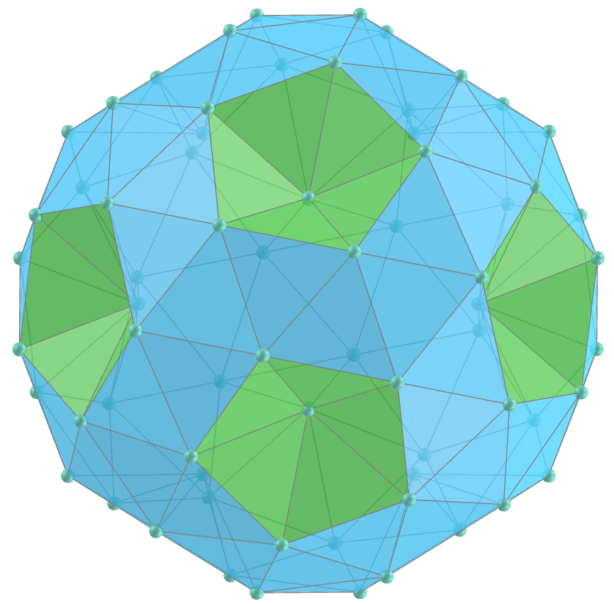 Excavated snub dodecahedron