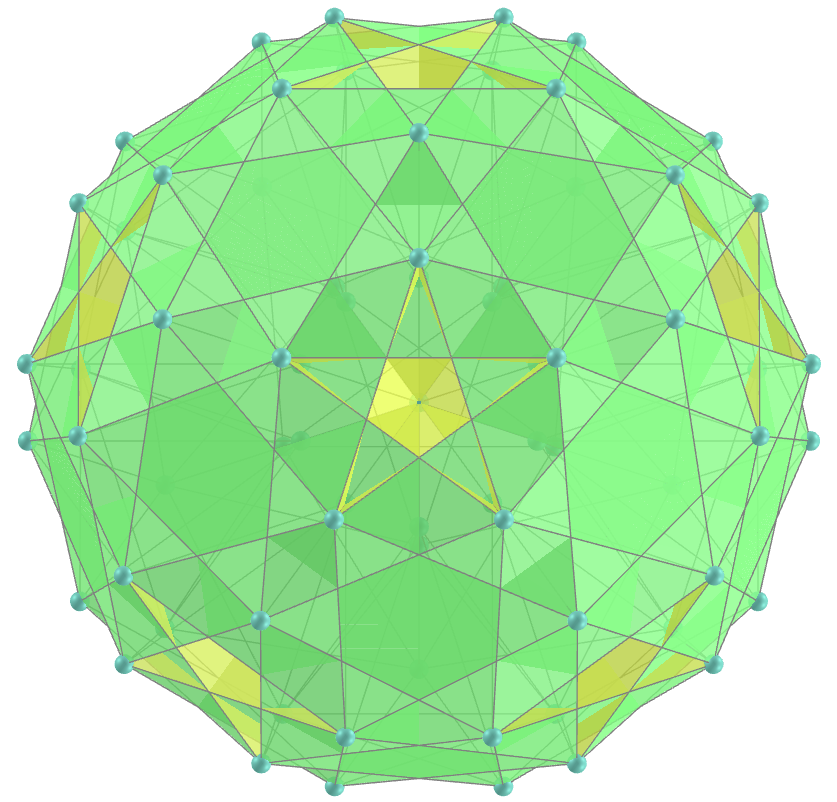 Excavated small snub icosicosidodecahedron