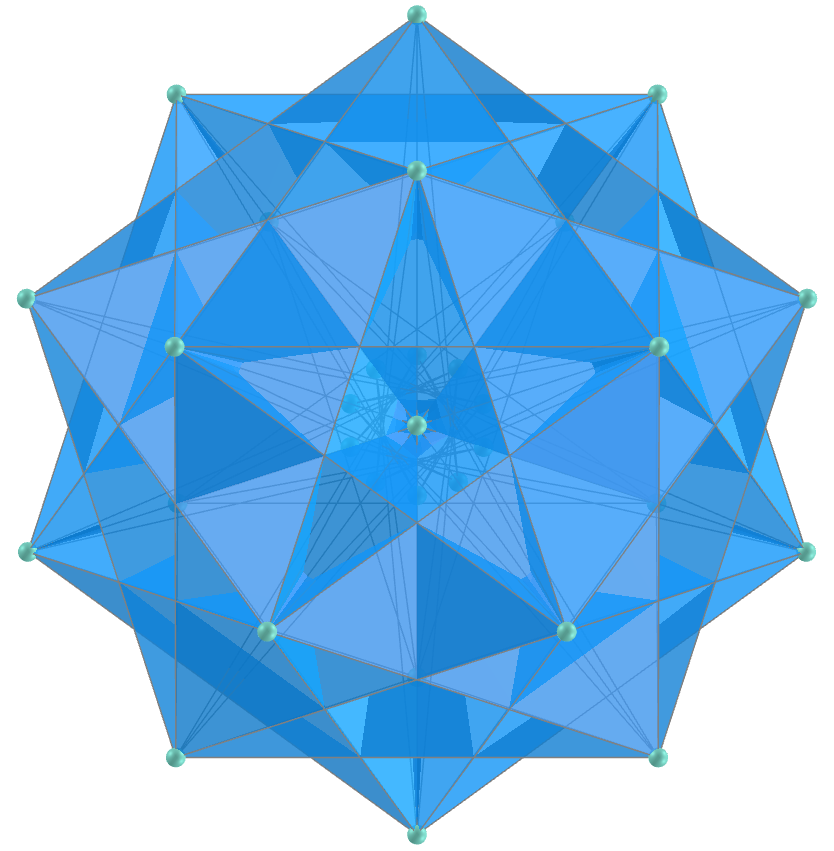 Excavated small ditrigonal icosidodecahedron