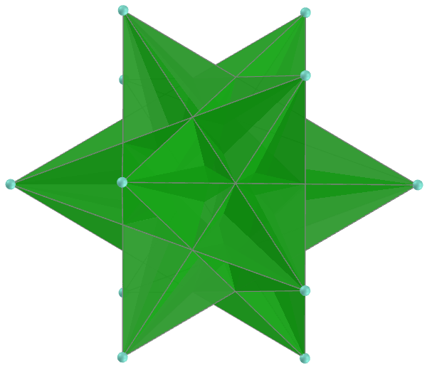 Excavated Pentagrammic crossed antiprism