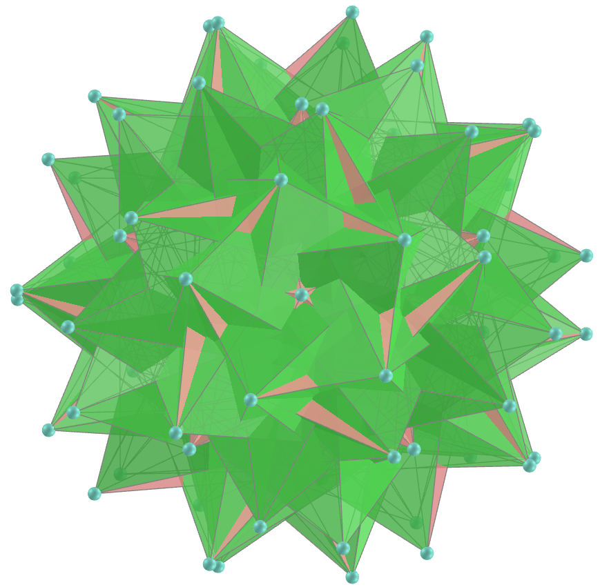 Excavated great snub inverted icosidodecahedron