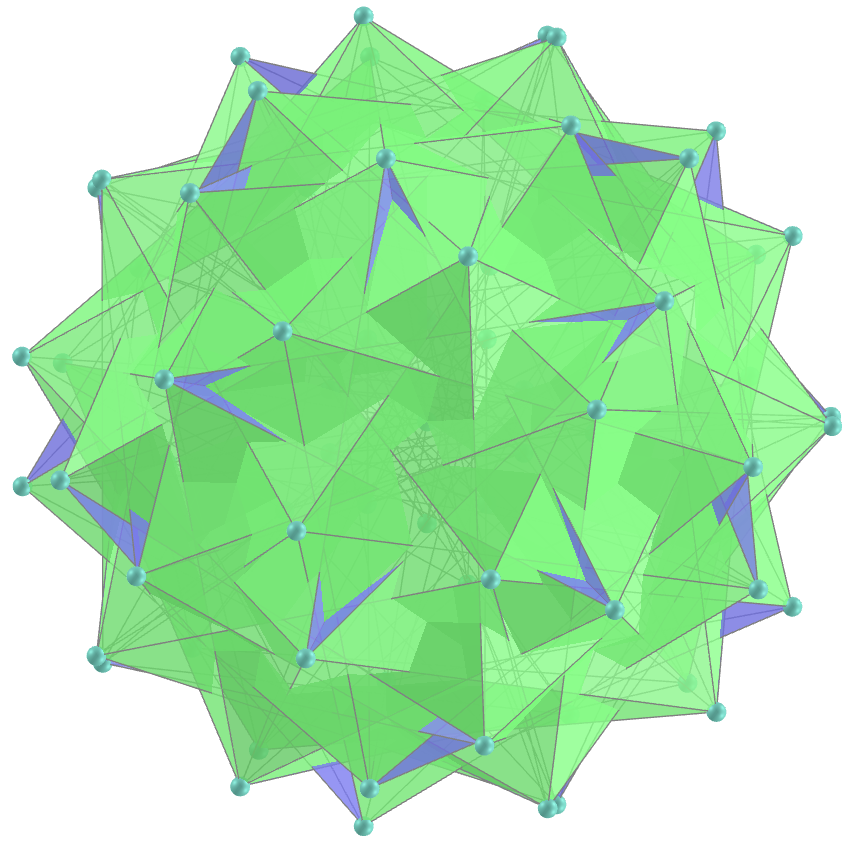 Excavated great snub icosidodecahedron