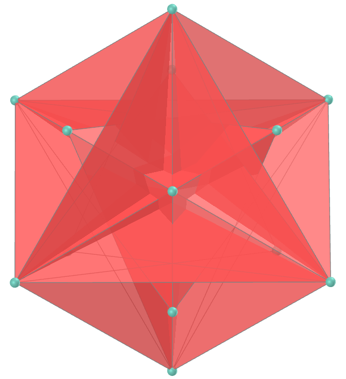 Excavated octahedron
