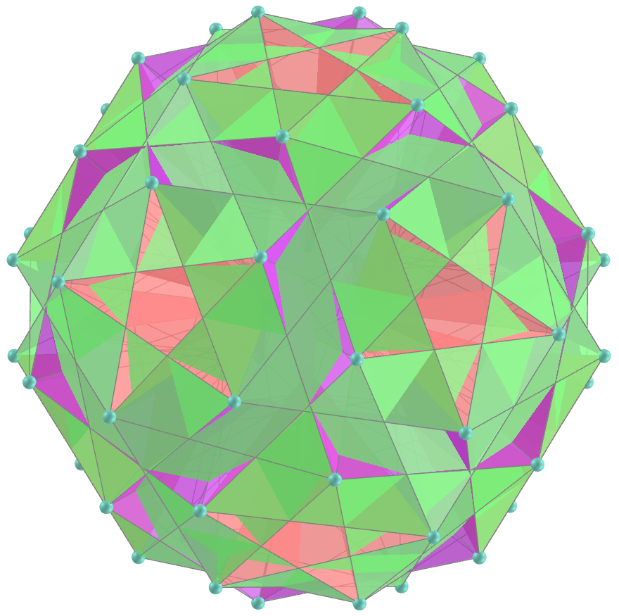 Excavated snub dodecadodecahedron