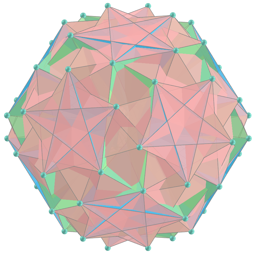 Excavated snub icosidodecadodecahedron