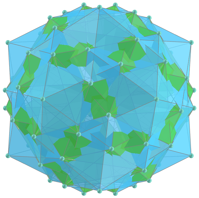 Excavated and augmented snub icosidodecadodecahedron