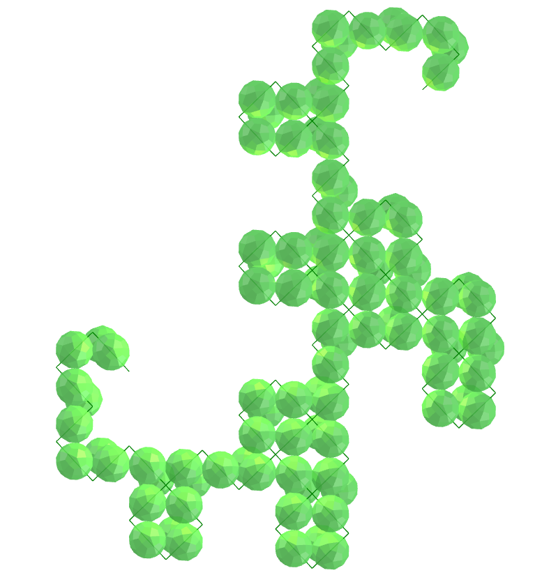 Deltoidal hexecontahedron dragon fractal