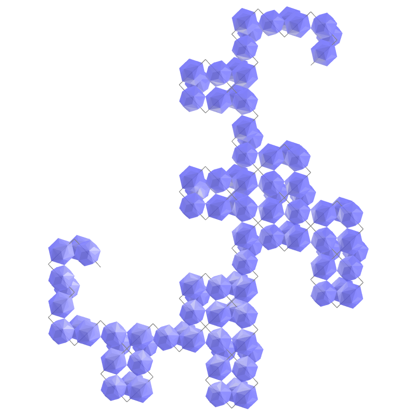 Triakis icosahedron dragon fractal