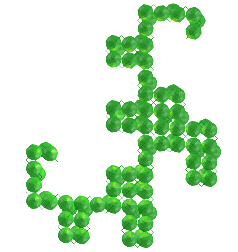 Disdyakis triacontahedron dragon fractal