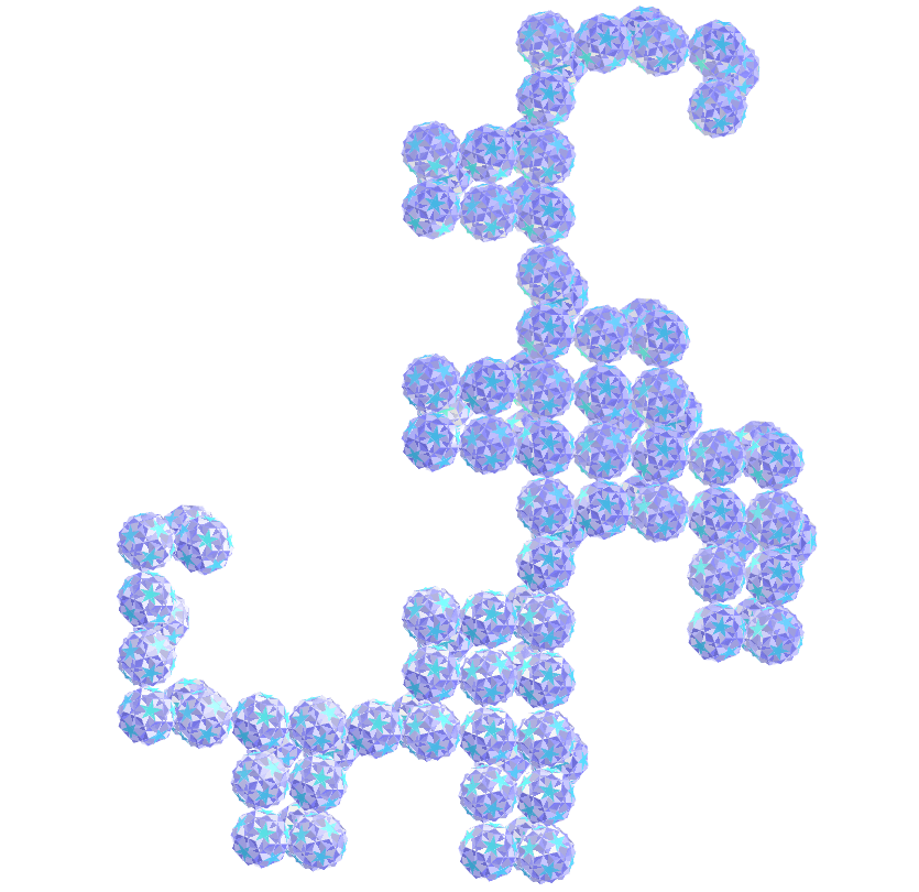 Icosidodecadodecahedron dragon fractal