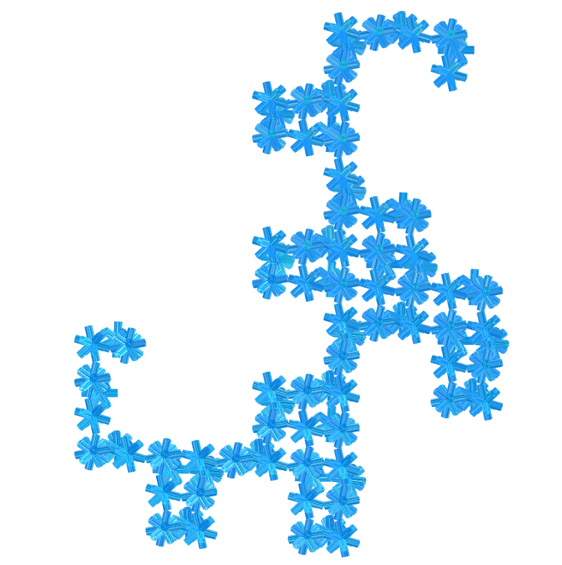 Great dodecahemidodecacron dragon fractal