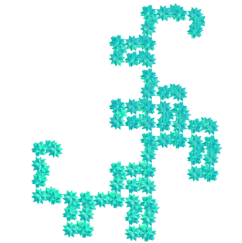 Great dodecicosacron dragon fractal