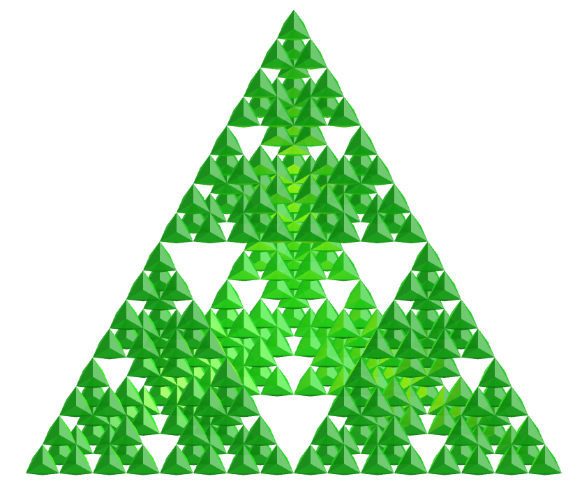 Triakis tetrahedron fractal