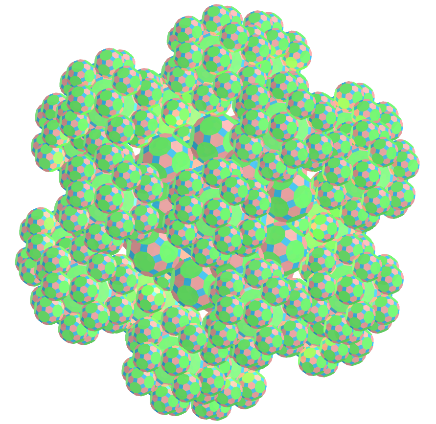 truncated icosidodecahedron fractal