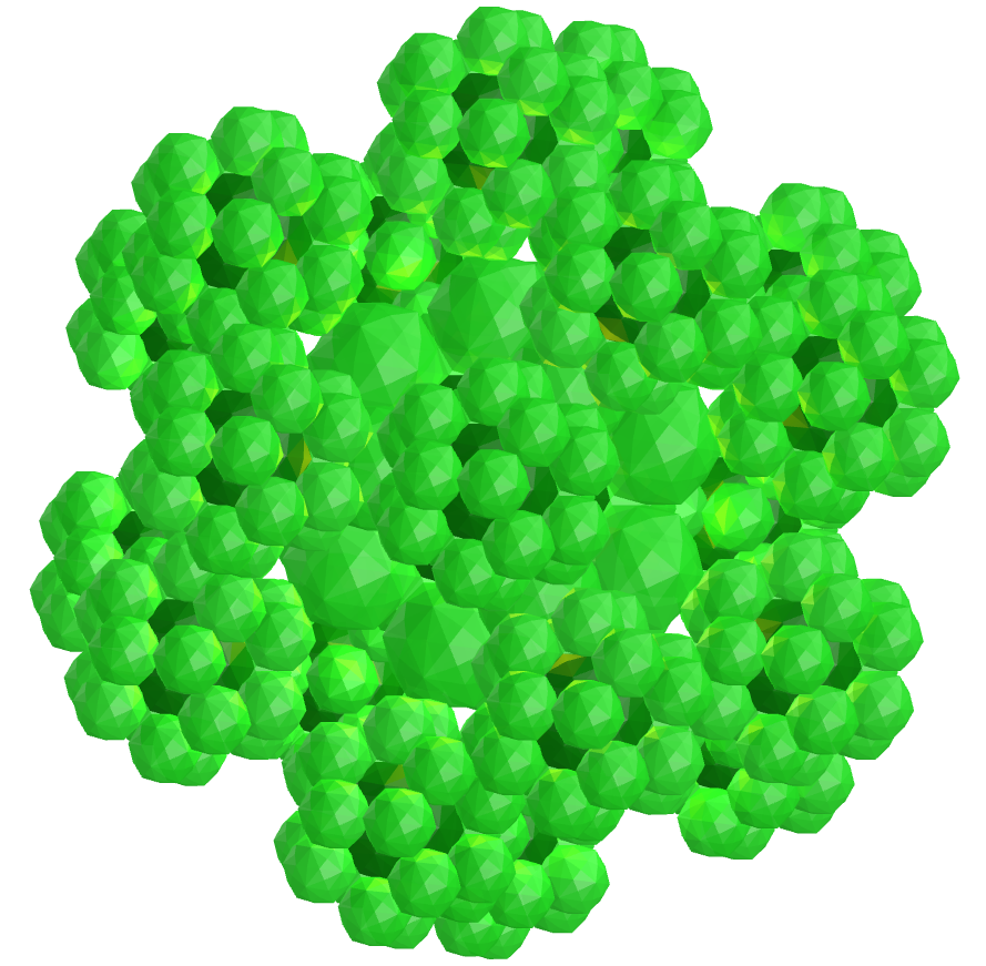 Disdyakis triacontahedron fractal