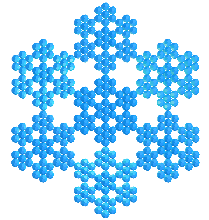Pentagonal icositetrahedron fractal
