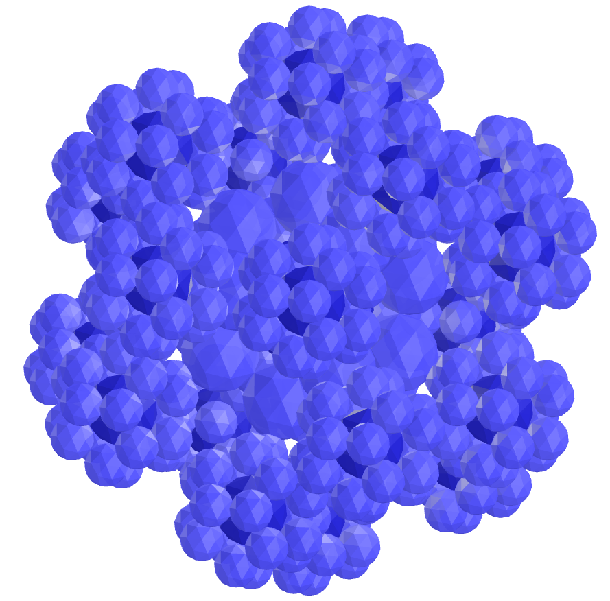 Pentakis dodecahedron fractal