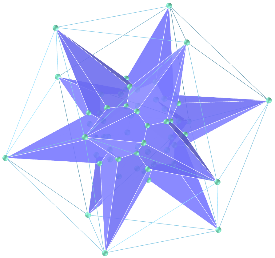Icosahedral star kites