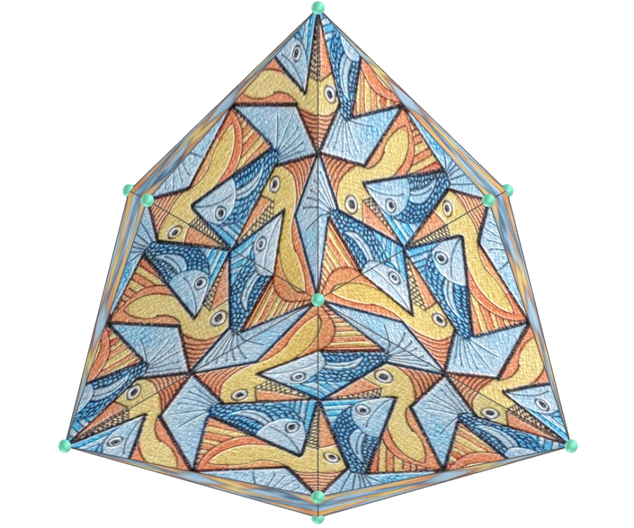 Symmetry and tessellation: fish