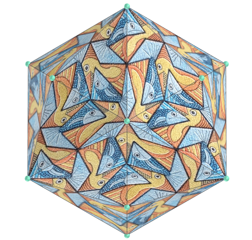 Symmetry and tessellation: fish