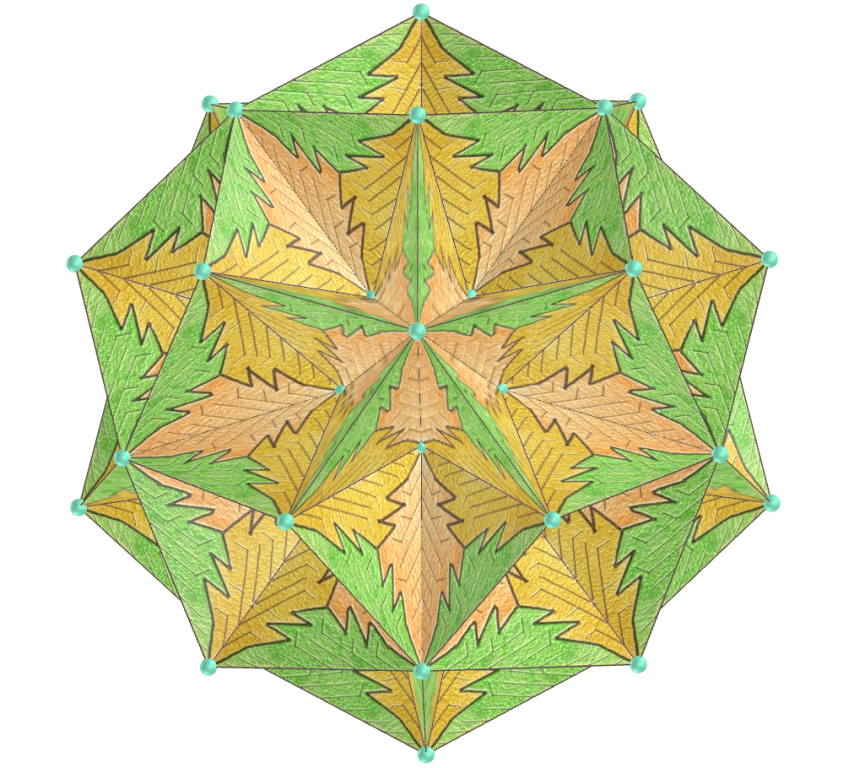 Leaves tessellation