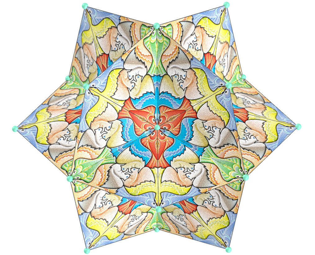 Esquilo, pássaro e peixe