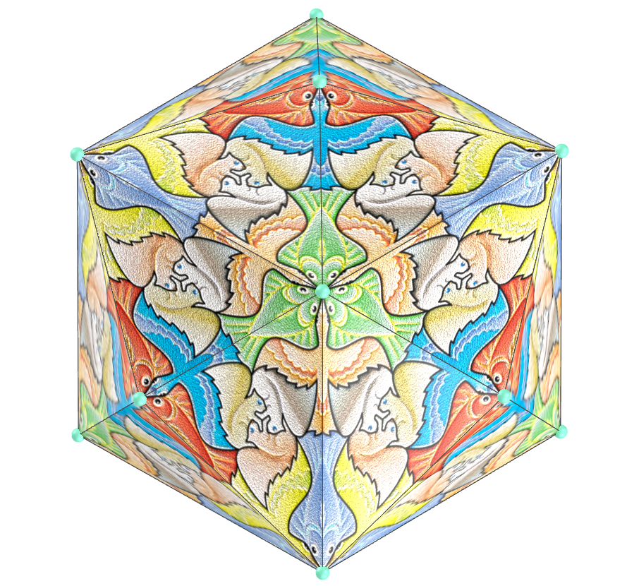 Esquilo, pássaro e peixe