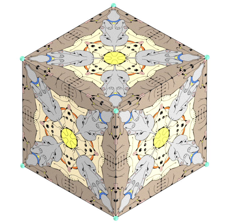 Três cães em busca da migalha