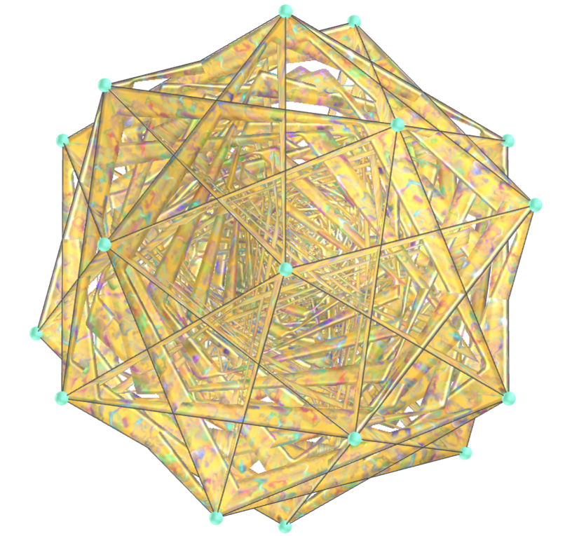 Tesselação pentagonal espiral