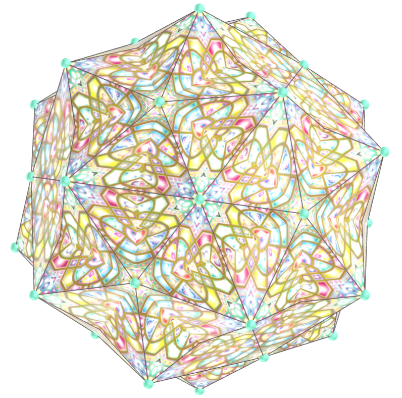 Tessellation of a quadrangular mandala