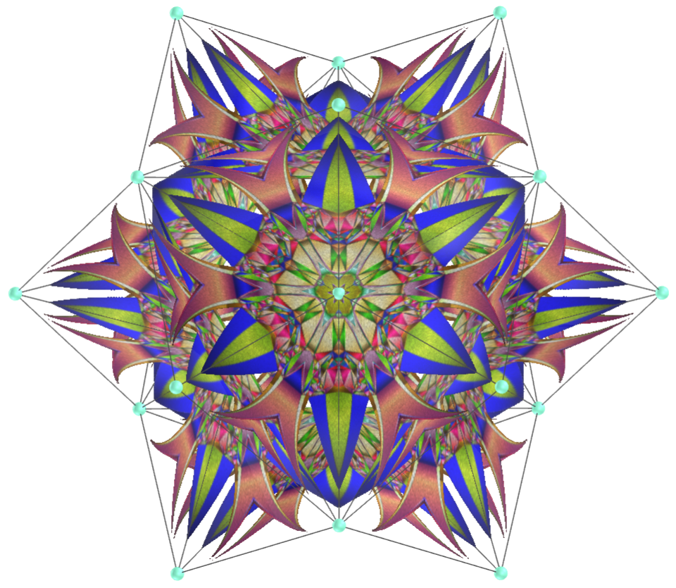 Quadrangular cross tessellation