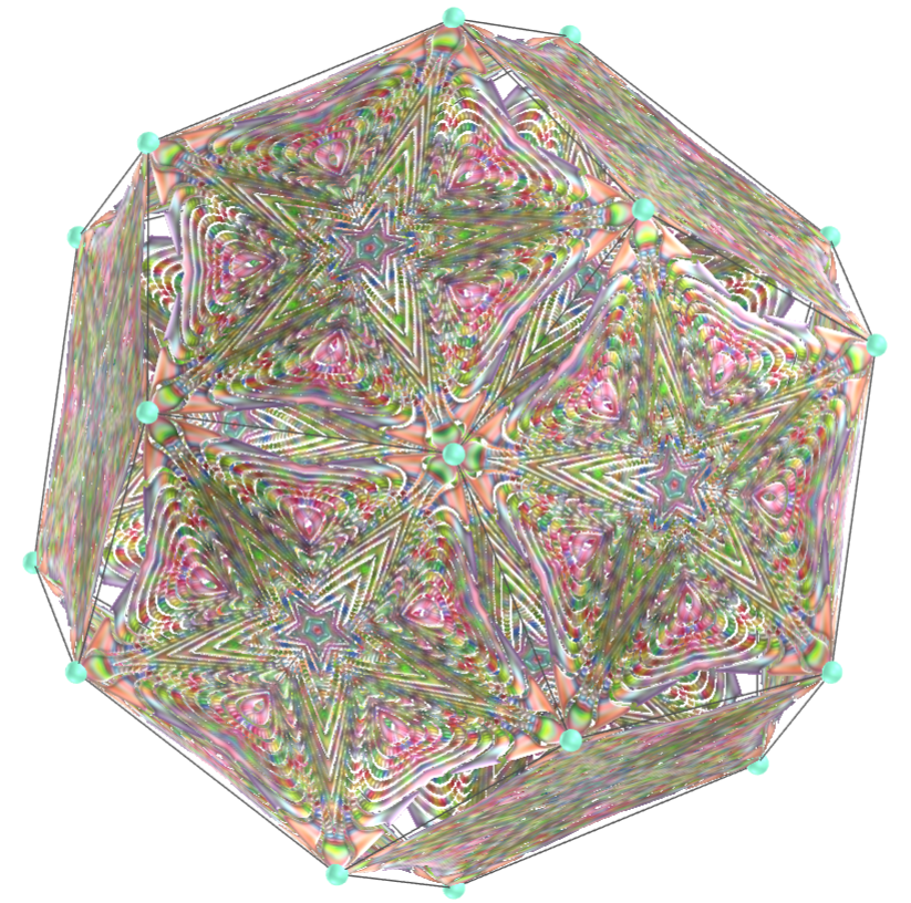 Pentagonal mandala tessellation
