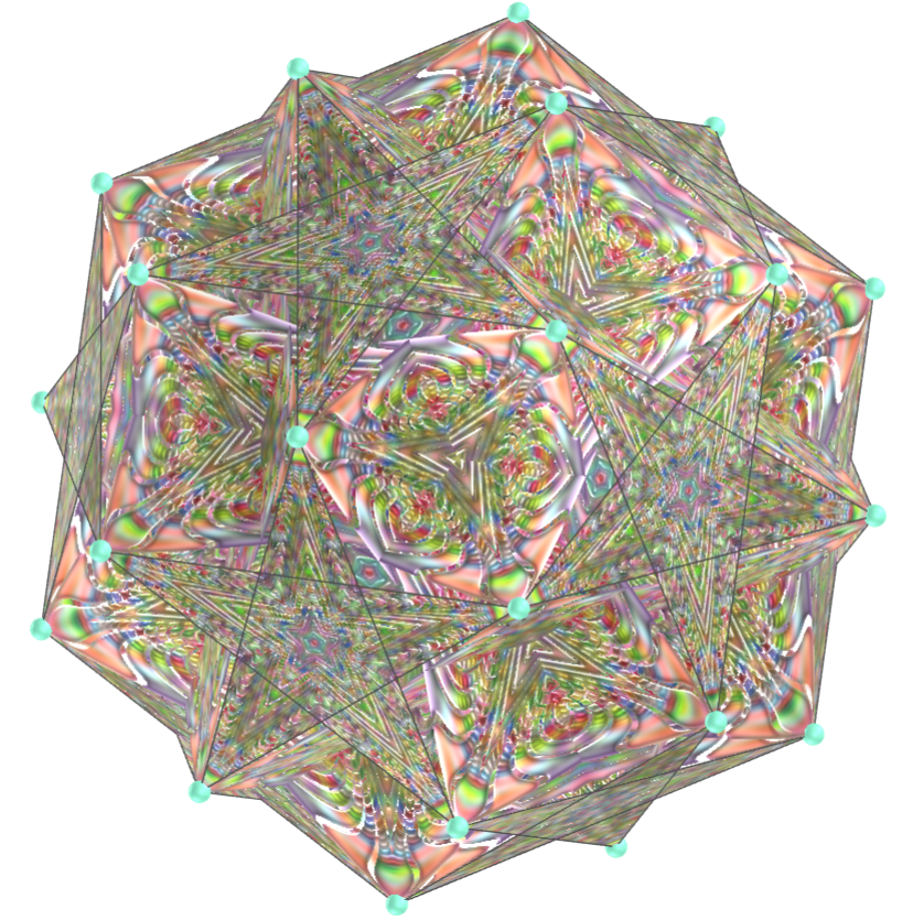 Pentagonal mandala tessellation