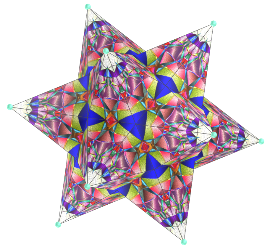 Pentagonal mandala tessellation