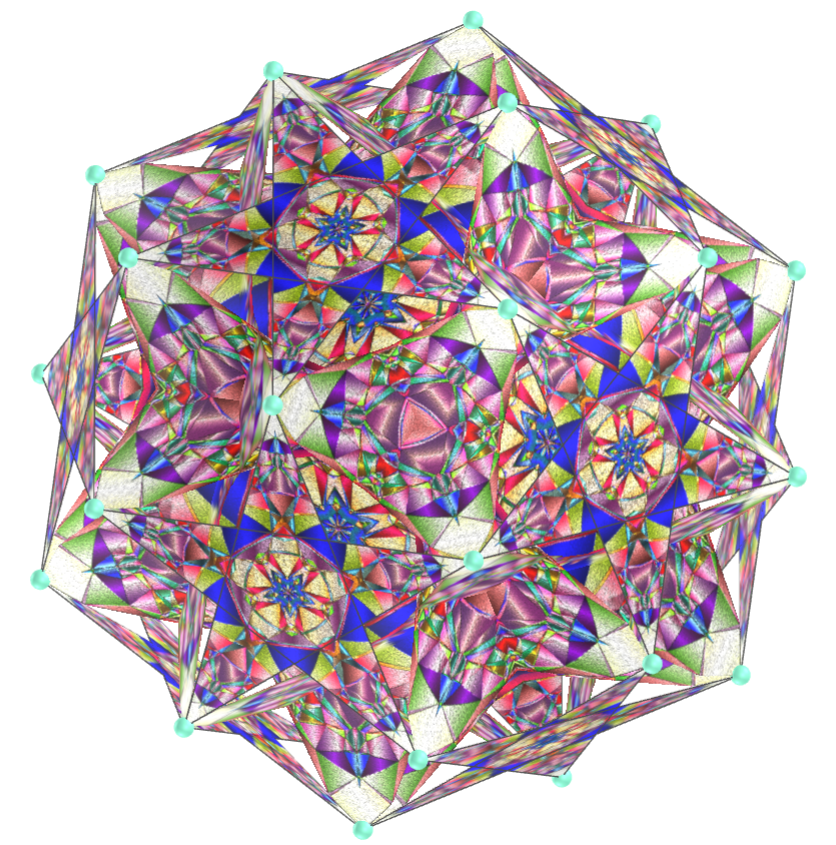 Pentagonal mandala tessellation