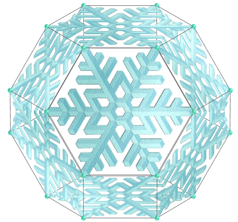 Snowflake tessellation