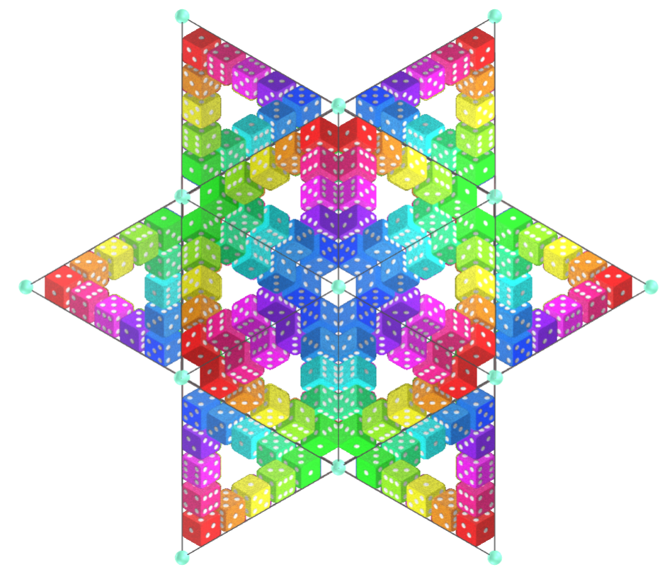 Tesselação do triângulo de Penrose