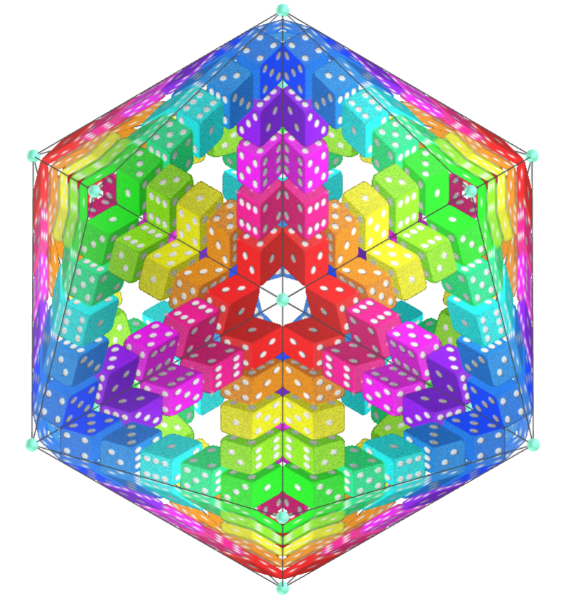 Tesselação do triângulo de Penrose